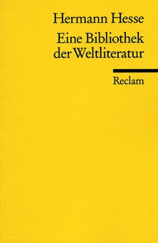 Eine Bibliothek der Weltliteratur 