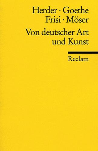 Von deutscher Art und Kunst 