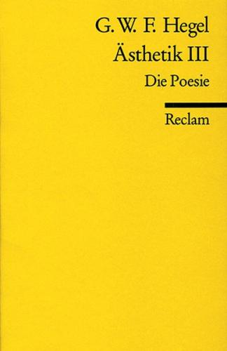 Vorlesungen über die Ästhetik 