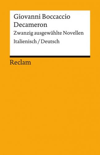 Decameron. Zwanzig ausgewählte Novellen. Italienisch/Deutsch 