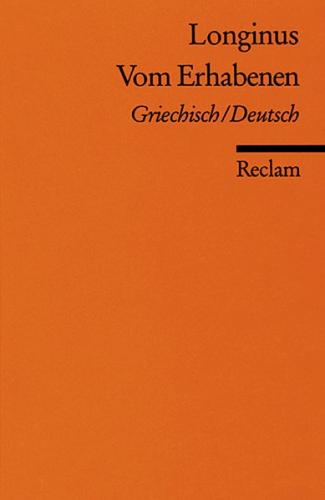 Vom Erhabenen 