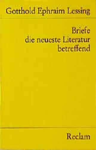 Briefe, die neueste Literatur betreffend 