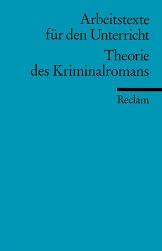Theorie des Kriminalromans 