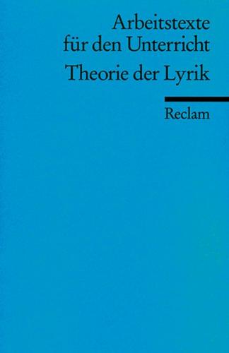 Theorie der Lyrik 