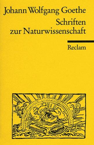 Schriften zur Naturwissenschaft (Auswahl) 