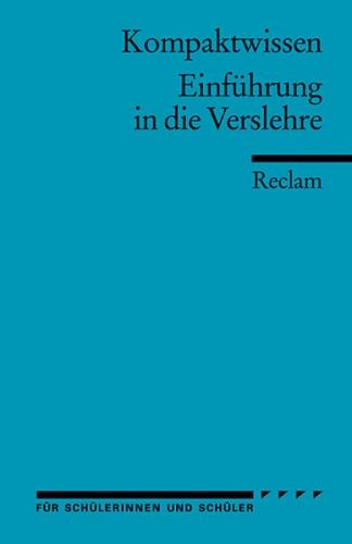 Kompaktwissen. Einführung in die Verslehre 