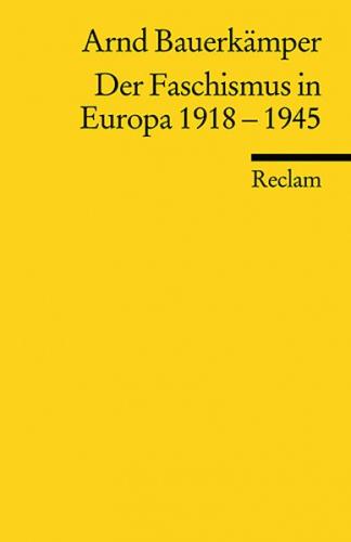 Der Faschismus in Europa 1918–1945 