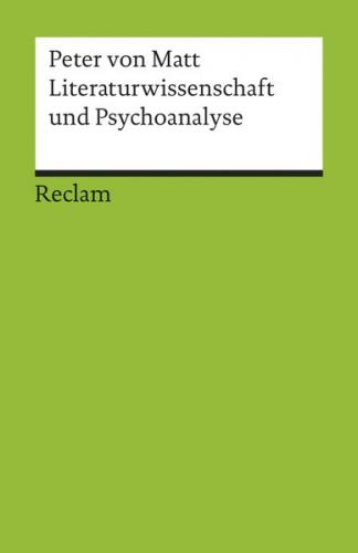 Literaturwissenschaft und Psychoanalyse 