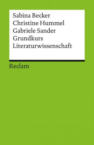 Grundkurs Literaturwissenschaft 