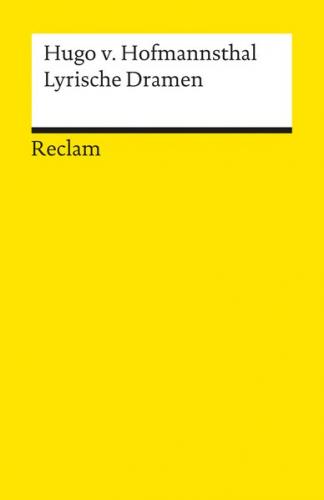 Lyrische Dramen 