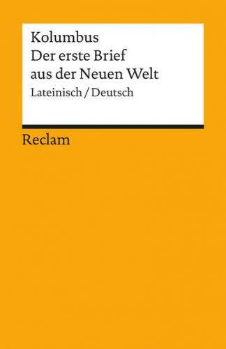 Der erste Brief aus der Neuen Welt 
