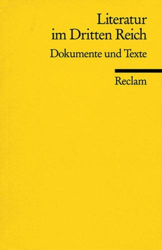 Literatur im Dritten Reich 