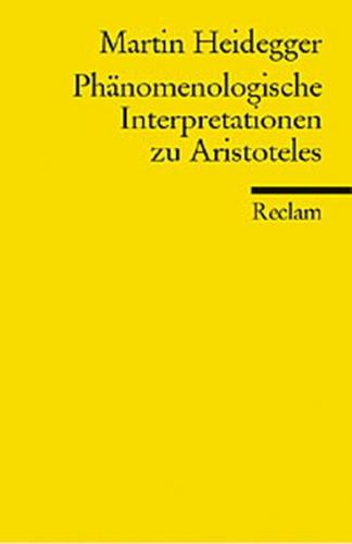Phänomenologische Interpretationen zu Aristoteles 