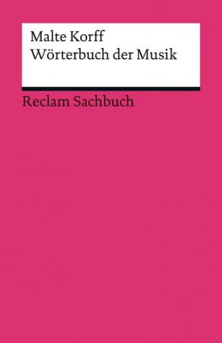 Wörterbuch der Musik 