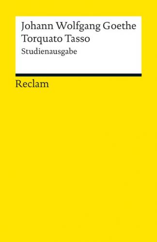 Torquato Tasso. Studienausgabe 