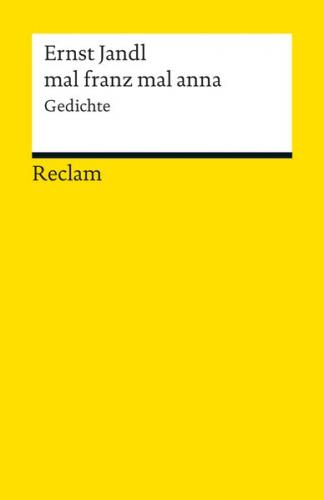 mal franz mal anna. Gedichte 