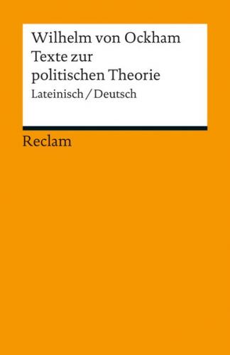 Texte zur politischen Theorie 