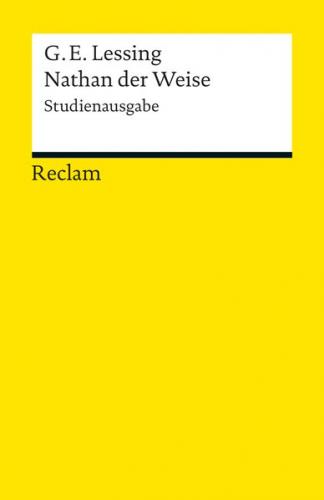 Nathan der Weise. Studienausgabe 