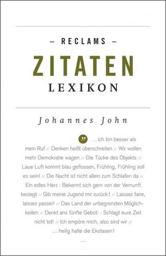 Reclams Zitaten-Lexikon 