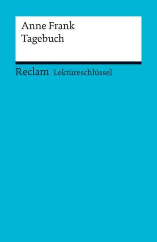 Lektüreschlüssel. Anne Frank: Tagebuch (Ebook - pdf) 