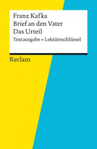Textausgabe + Lektüreschlüssel. Franz Kafka: Brief an den Vater / Das Urteil (Ebook - EPUB) 