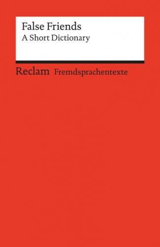 False Friends: A Short Dictionary (Ebook - EPUB) 