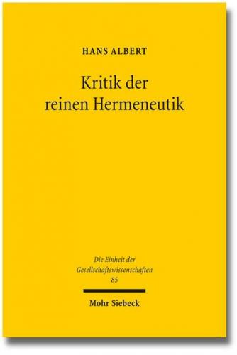 Kritik der reinen Hermeneutik 