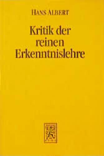 Kritik der reinen Erkenntnislehre 