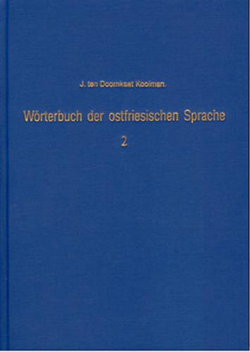 Wörterbuch der ostfriesischen Sprache - Band 2 