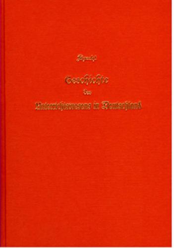 Geschichte des Unterrichtswesens in Deutschland von den ältesten Zeiten bis Mitte des 13. Jahrhunderts 