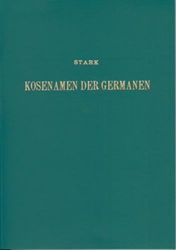 Die Kosenamen der Germanen 