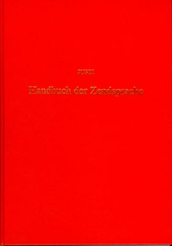 Handbuch der Zendsprache 