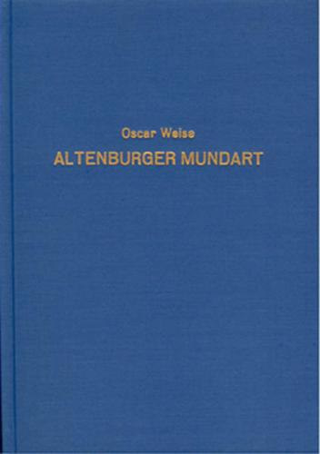 Syntax der Altenburger Mundart 