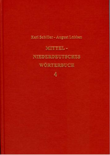 Mittelniederdeutsches Wörterbuch - Band 4 