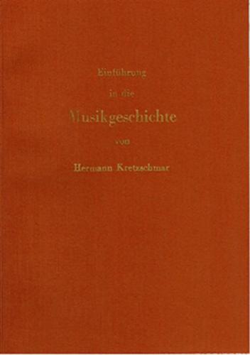 Einführung in die Musikgeschichte 