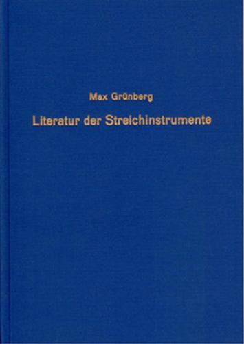 Führer durch die Literatur der Streichinstrumente 