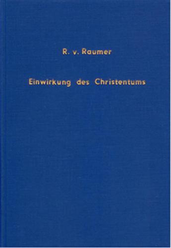 Die Einwirkung des Christentums auf die Althochdeutsche Sprache 