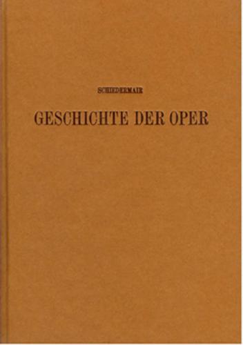 Beiträge zur Geschichte der Oper um die Wende des 18. und 19. Jahrhunderts 