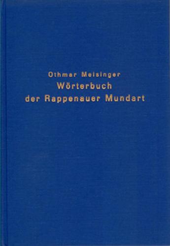 Wörterbuch der Rappenauer Mundart 