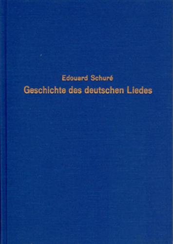 Geschichte des Deutschen Liedes 