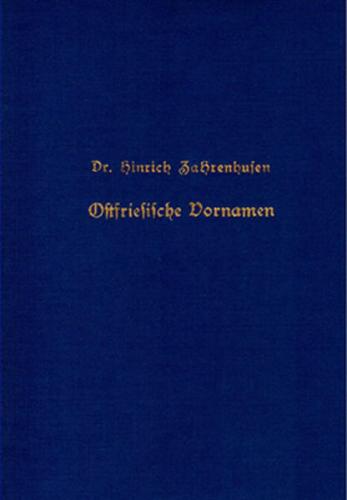 Ostfriesische Vornamen 