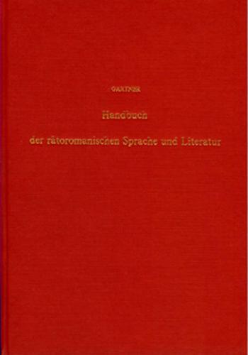 Handbuch der Rätoromanischen Sprache und Literatur 
