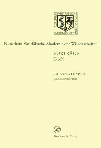 Loudons Nachruhm. Die Geschichte einer Sinnstiftung (Ebook - pdf) 