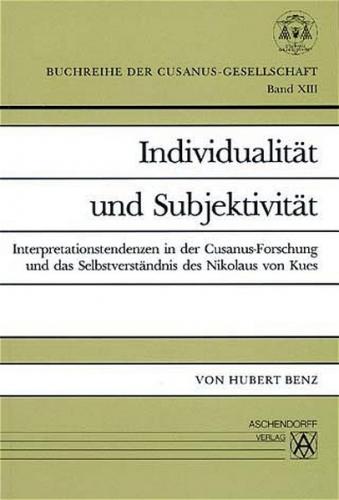 Individualität und Subjektivität 