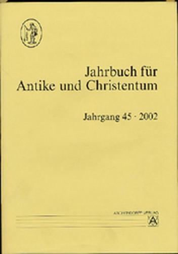 Jahrbuch für Antike und Christentum 