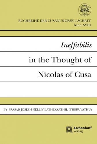 Ineffabilis in the Thought of Nicolas of Cusa 