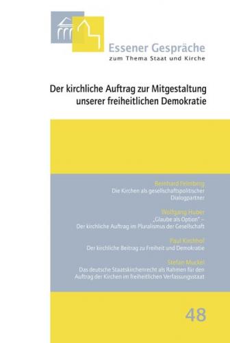 Essener Gespräche zum Thema Staat und Kirche, Band 48 