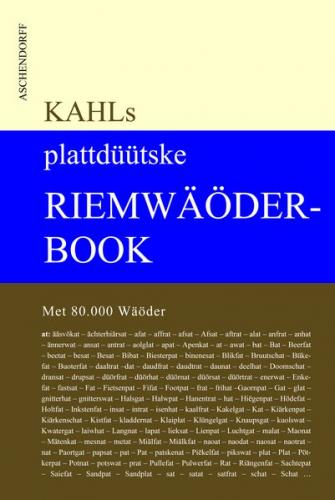 Kahls plattdüütske Riemwäöderbook 