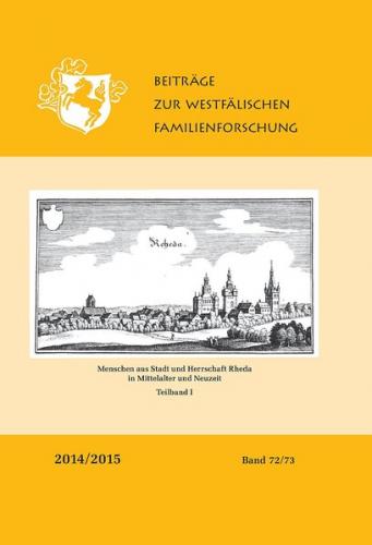 Beiträge zur westfälischen Familienforrschung 