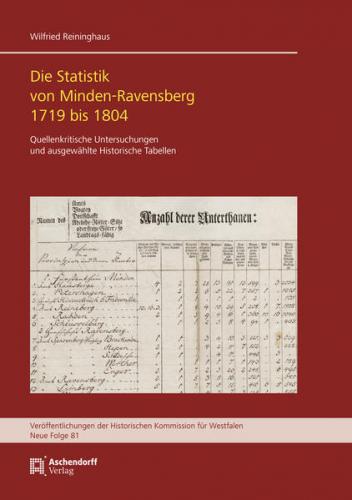 Die Statistik von Minden-Ravensberg 1719-1804 